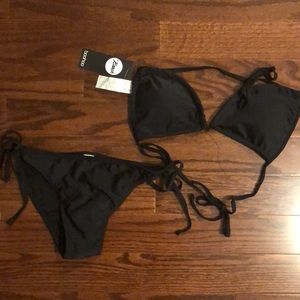 Black 2 piece bikini!